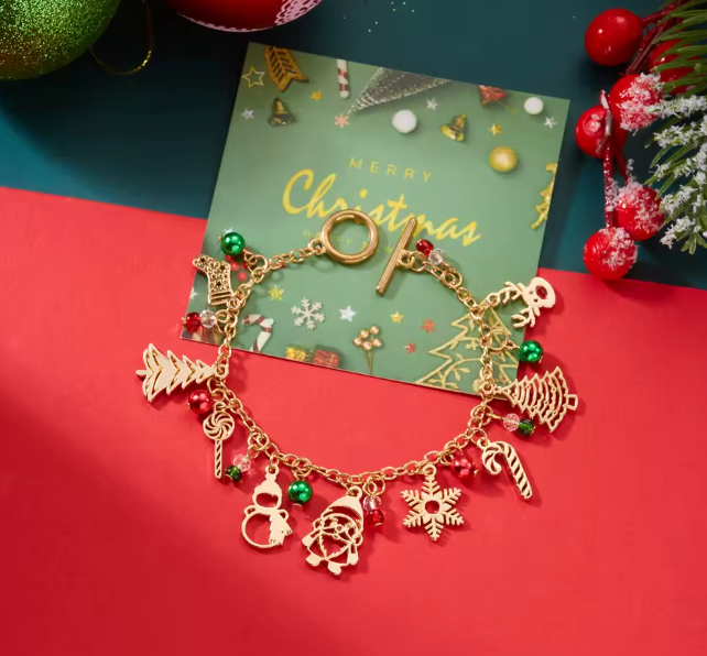 Magiczna Świąteczna Bransoletka – Ręcznie Tworzona z Miłością