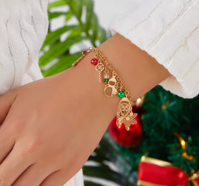 Magiczna Świąteczna Bransoletka – Ręcznie Tworzona z Miłością